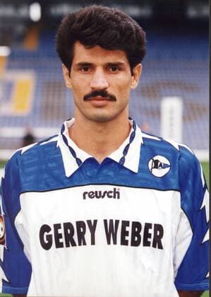 Ali Daei Fußball 1. BL Herren Saison 1997 1998, DSC Arminia Bielefeld Porträt Alm Bielefeld