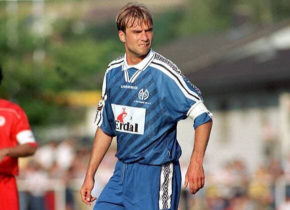 Kapitän Jürgen Klopp Fußball 2. BL Herren Saison 1997 1998: FSV Mainz 05, Vorbereitungsspiel Einzelbild