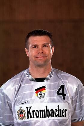 Bogdan Wenta Handball Länderspiel Herren Nationalmannschaft 1998, DHB, Neues Trikot von NIKE Porträt