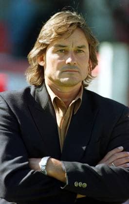 Coach Dietmar Constantini Fußball 2. BL Herren Saison 1997 1998: FSV Mainz 05 Porträt Stadion am Bruchweg Mainz