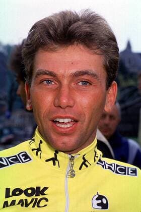 Der Belgier Johan Bruyneel (Team Once) im Porträt Radsport Herren Saison 1998, Radrennsport, Straßenradsport, Straßenradrennsport, Straße, Radrennen Porträt