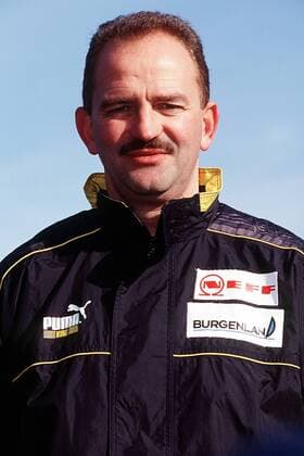 Der Trainer der Österreicher Herbert Prohaska im Porträt Fußball Länderspiel Herren Nationalmannschaft Österreich 1998 Porträt