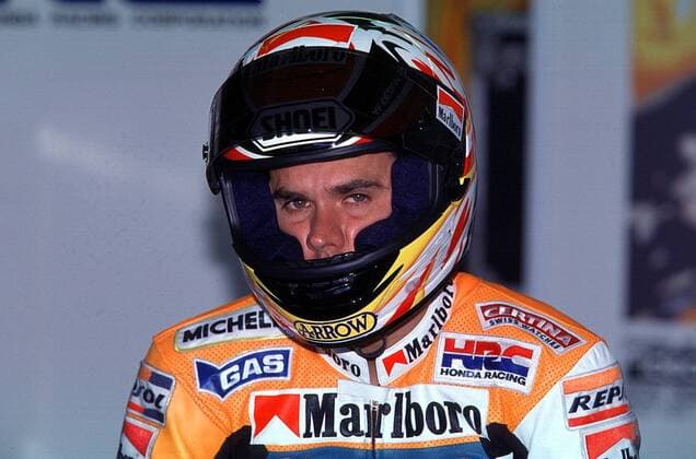 Alex Criville (Spanien) Motorsport Grand Prix Herren WM, 1998, Weltmeisterschaft, Motorrad, Motorradrennen, Motorradsport, Motorradrennsport Porträt
