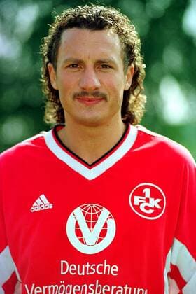 Harry Koch im Porträt Fußball 1. BL Herren Saison 1998 1999: Porträttermin, Vorstellung, Präsentation, Kader 1. FC Kaiserslautern, FCK Porträt Kaiserslautern
