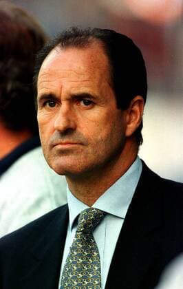 Fußball, Trainerhistorie, Leeds United Coach George Graham (Leeds United) Fußball Herren English Premier League 1996 1997, 1. Englische Division, AFC Leeds United Porträt Elland Road Leeds Nachdenklichkeit,
