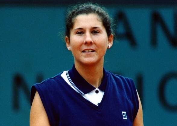 Monica Seles (USA) Tennis Damen French Open 1997, Grand Slam, WTA-Tour, Sand, Sandplatz, Sandplatzturnier Porträt Roland Garros Paris