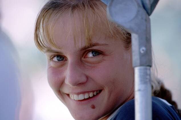 Jelena Dokic (Australien) im Porträt Tennis Damen Australian Open 1999, Grand Slam Turnier, WTA-Tour, Hartplatz, Hardcourt Porträt Flinders Park Melbourne Glück, Freude,