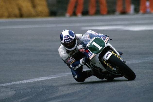Toni Mang (Deutschland) auf seiner Maschine Motorsport WM Herren Großer Preis von Belgien, GP, Weltmeisterschaft 1988, Motorradsport, Motorradrennsport, 250ccm Einzelbild Spa Spa-Francorchamps