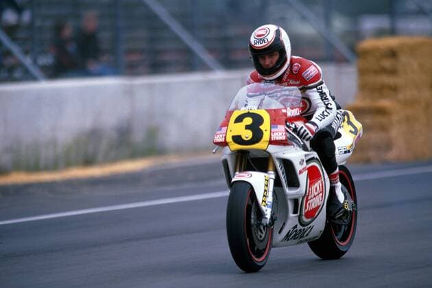 Wayne Rainey (USA) auf seiner Maschine Motorsport WM Herren Großer Preis von Amerika, GP, Weltmeisterschaft 1989, Motorradsport, Motorradrennsport, 500ccm Einzelbild Laguna Seca