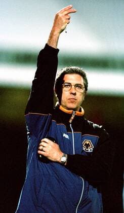 Fußball, Trainerhistorie Wolverhampton Wanderers von 1877 bis heute Trainer Colin Lee (Wolverhampton) gibt Kommandos Fußball Herren First Division 1999 2000, 1-st, 1st, 2. Englische Liga, Wolverhampton Wanderers, England Einzelbild Wolverhampton