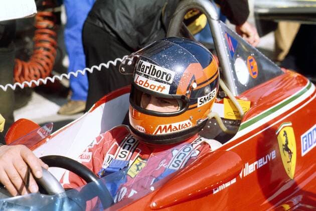 Gilles Villeneuve (Kanada Ferrari) im Cockpit seines Boliden Motorsport Grand Prix Herren Großer Preis von Spanien 1979, Formel 1 Weltmeisterschaft, F1, F, GP Einzelbild Jarama