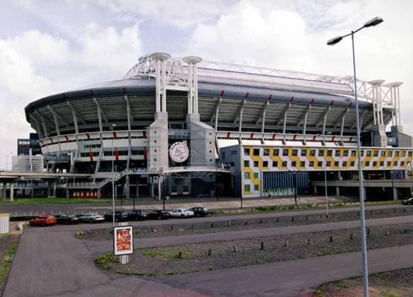 Die Arena von Amsterdam Fußball EM Herren Vorschau 1999 zur Europameisterschaft 2000, Fußballstadion, Spielstätte, Spielstätten, Niederlande Totale Amsterdam Arena Amsterdam