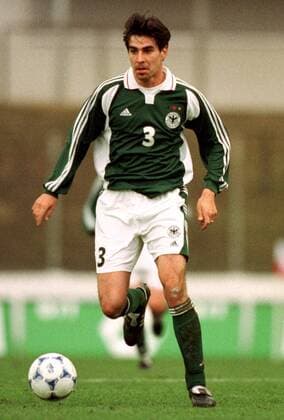 Zoltan Sebescen (Deutschland A2) am Ball Fußball Länderspiel Herren A 2 Nationalmannschaft 2000, Nationalteam, B-Kader, Auswahl, Freundschaftsspiel, Einzelbild Bieberer Berg Offenbach