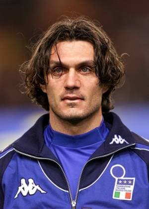 Paolo Maldini, 50. Geburtstag am 26. Juni Paolo Maldini (Italien) Fußball Länderspiel Herren Freundschaftsspiel 2000, Nationalmannschaft, Nationalteam Porträt Nou Camp Barcelona
