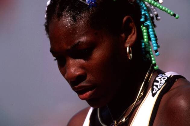 Serena Williams (USA) Tennis Damen French Open 1998, Sand, Sandplatz, Sandplatzturnier, Sandplatztennis, Grand Slam, WTA-Tour Porträt Roland Garros Paris