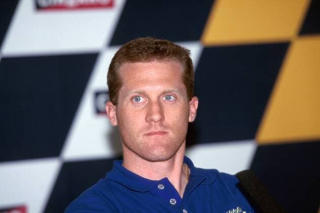 Kenny Roberts jr. (USA Telefonica MoviStar Suzuki) Motorsport WM Herren Weltmeisterschaft 2000, Motorradsport, Motorradrennen, Motorrad, Motorradrennsport Porträt Mugello