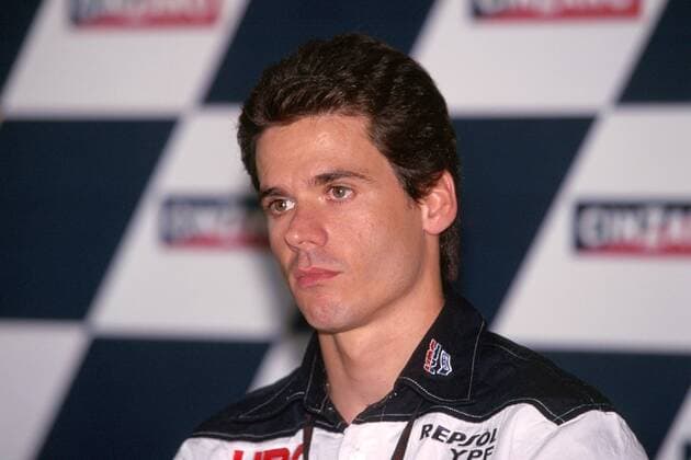 Alex Criville (Spanien Repsol Honda Team) Motorsport WM Herren Weltmeisterschaft 2000, Motorradsport, Motorradrennen, Motorrad, Motorradrennsport Porträt Mugello