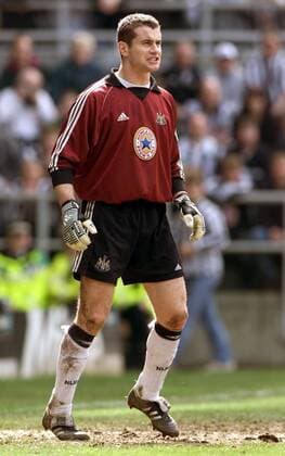 Torwart Shay Given (Newcastle) Fußball Herren English Premier League 1999 2000, 1. Englische Liga, Newcastle United, Einzelbild St. James Park Newcastle