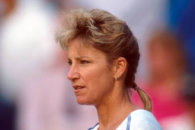 Chris Evert (USA) Tennis Damen All England Championships 1989, Grand Slam, WTA-Tour, Rasen, Rasenplatz, Rasenturnier, Rasentennis, Porträt Wimbledon London