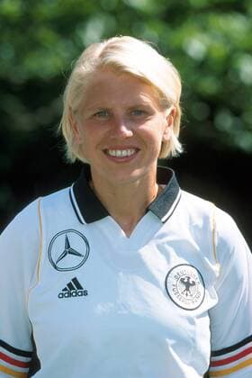 Doris Fitschen (Deutschland) Fußball EM Damen Frauennationalmannschaft 2001, Frauen, Frauenfußball, Nationalmannschaft, Nationalteam, EM-Kader Porträt Gera