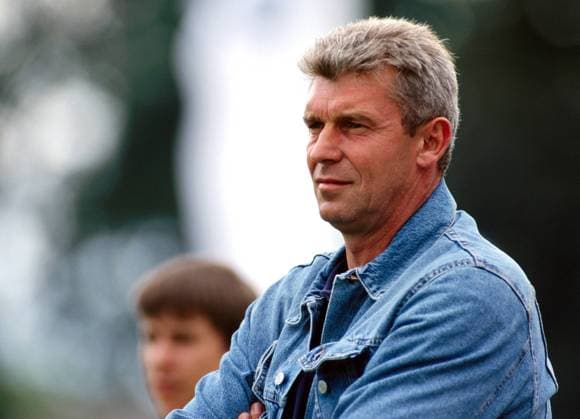 Trainer Dietmar Demuth (FC St. Pauli) Fußball 1. BL Herren Saison 2001 2002: FC St.Pauli, Saisonvorbereitung, Sommerpause Einzelbild Hamburg