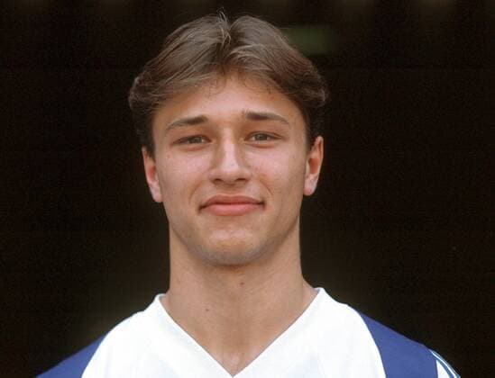 Niko Kovac (Hertha BSC Berlin) Fußball 2. BL Herren Saison 1991 1992, Vorstellung, Präsentation, Porträttermin, Pressetermin Porträt Berlin