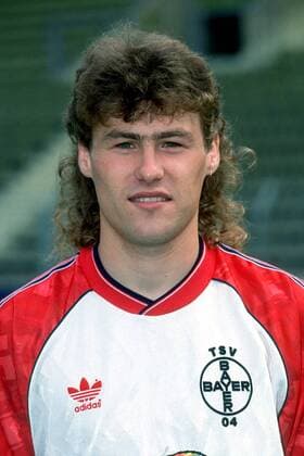 Pavel Hapal (Bayer 04 Leverkusen) Fußball 1. BL Herren Saison 1992 1993, Vorstellung, Präsentation, Porträttermin, Pressetermin Porträt Ulrich-Haberland-Stadion Leverkusen