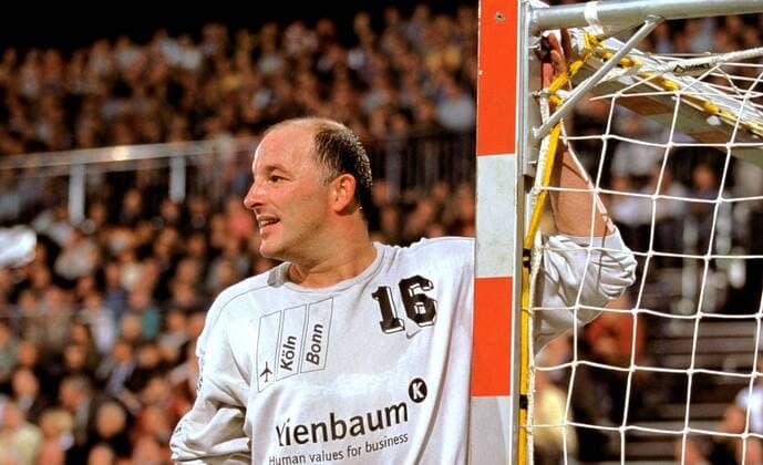 Torwart Stefan Hecker (Gummersbach) Handball 1. BL Herren Saison 2000 2001, Kiel - VfL Gummersbach 23:20, Vdia Einzelbild Ostseehalle Kiel