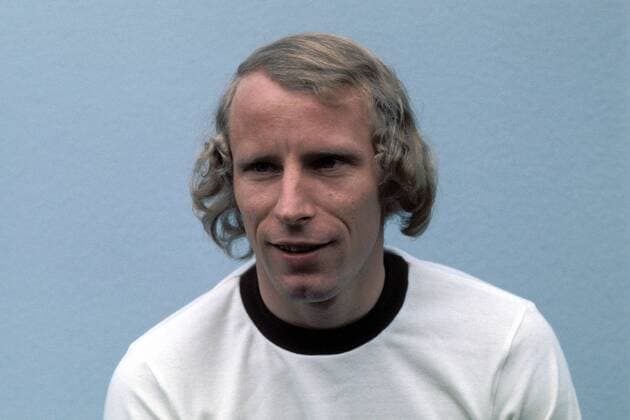 Berti Vogts (Deutschland) - Fototermin Fußball WM Herren Weltmeisterschaft 1974, Nationalmannschaft, Nationalteam, Nationaltrikot Porträt Berlin