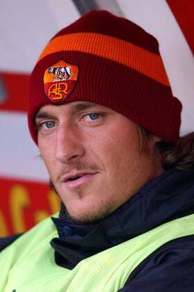 Francesco Totti (Roma) Fußball Herren Serie A 2001 2002, 1. Italienische Liga, Brescia - AS Rom 0:0 Porträt Stadio Mario Rigamonti Brescia