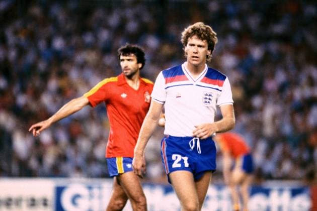 Tony Woodcock (England) Fußball WM Herren Weltmeisterschaft 1982, Länderspiel, Nationalmannschaft, Nationalteam, Spanien - England 0:0 Gruppe Estadio Santiago Bernabeu Madrid