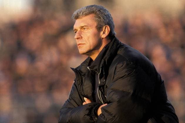 Trainer Dietmar Demuth (St. Pauli) Fußball 1. BL Herren Saison 2001 2002, FC St. Pauli Einzelbild Stadion am Millerntor Hamburg