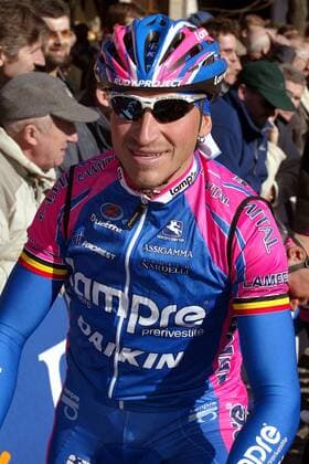 Ludo Dierckxsens (Belgien Lampre) Radsport Herren Omloop Het Volk 2002, Radrennsport, Straßenradsport, Straßenradrennsport, Radrennen Einzelbild Gent - Lokeren