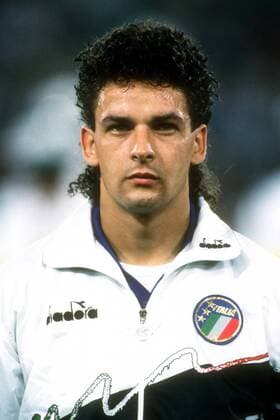 Roberto Baggio (Italien) Fußball WM Herren Weltmeisterschaft 1990, Länderspiel, Viertelfinale Porträt Olympiastadion Rom