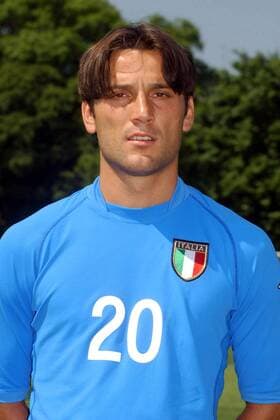 Vincenzo Montella (Italien) Fußball WM Herren Weltmeisterschaft 2002, Vorstellung, Präsentation, Pressetermin, Porträttermin, Kader Porträt