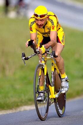 Marco Pantani (Italien Mercatone Uno) Radsport Herren Criterium International 2002, Radrennsport, Straßenradsport, Straßenradrennsport, Radrennen Einzelbild Charleville - Mezieres  