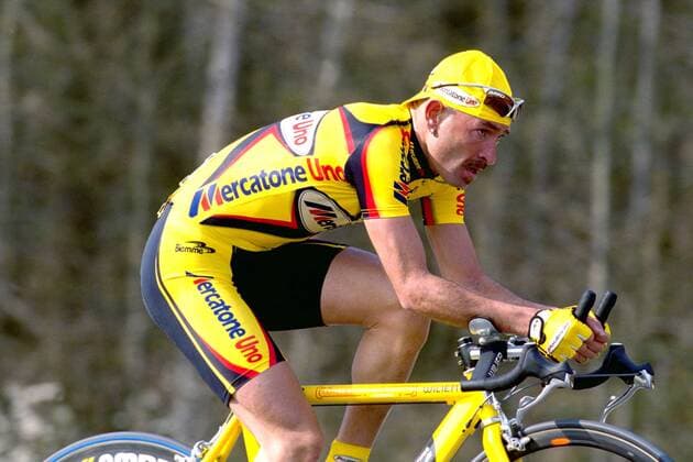 Marco Pantani (Italien Mercatone Uno) Radsport Herren Criterium International 2002, Radrennsport, Straßenradsport, Straßenradrennsport, Radrennen Einzelbild Charleville - Mezieres  