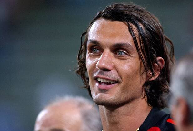 Paolo Maldini (Milan) Fußball Herren Saisonvorbereitung 2002 2003, Serie A, 1. Italienische Liga, AC Mailand Porträt Triest