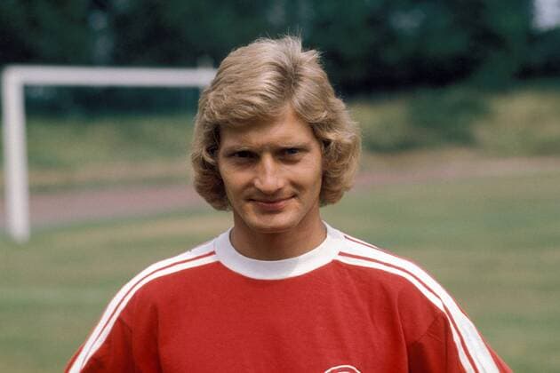 Dieter Herzog (Düsseldorf) Fußball 1. BL Herren Saison 1975 1976, Fortuna Düsseldorf, Vorstellung, Präsentation, Pressetermin, Porträttermin, Porträt Düsseldorf