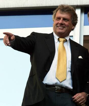 Rene Charles Jäggi (Lautern) - Generalbevollmächtigter Fußball 1. BL Herren Saison 2002 2003, Hamburg - 1. FC Kaiserslautern 2:0 Einzelbild AOL-Arena Hamburg