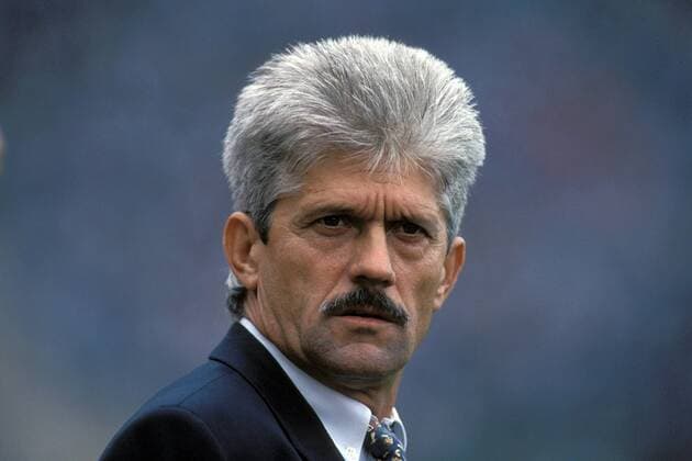 Trainer Werner Lorant (1860) Fußball 1. BL Herren Saison 1994 1995, TSV 1860 München Porträt Olympiastadion München