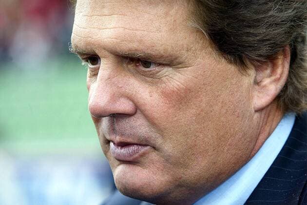 Rene Charles Jäggi (Generalbevollmächtigter Lautern) Fußball 1. BL Herren Saison 2002 2003, Leverkusen - 1. FC Kaiserslautern 1:0 Porträt BayArena Leverkusen