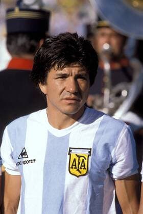 Luis Adolfo Galvan (Argentinien) Fußball Länderspiel Herren Copa de Oro 1981, Länderspiel, Nationalmannschaft, Nationalteam, Nationaltrikot, Porträt Montevideo