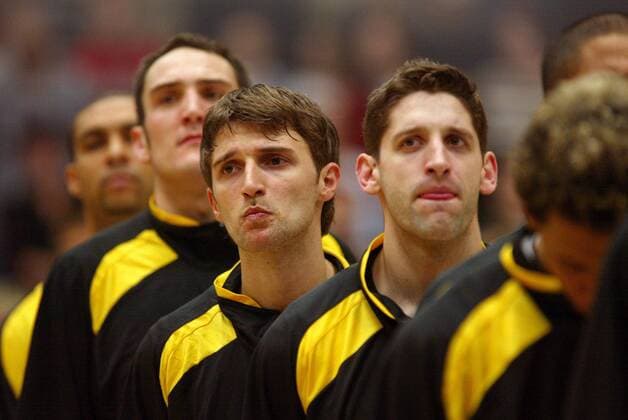 Marko Pesic (Mitte, Deutschland) Basketball Länderspiel Herren Qualifikation 2002, Europameisterschaftsqualifikation, Länderspiel, Nationalmannschaft, Nationalteam Gruppe AnhaltArena Dessau