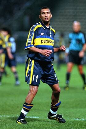 Marcio Amoroso (Parma) Fußball Herren Serie A 1999 2000, 1. Italienische Liga, AC Parma, Einzelbild Parma