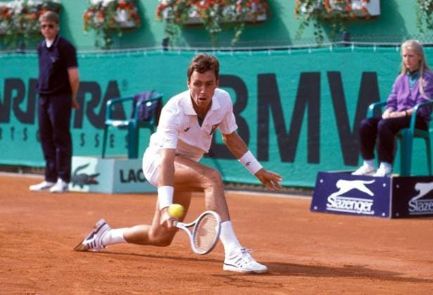 Ivan Lendl (CSSR) Tennis Herren BMW Open 1991, ATP-Tour, Sand, Sandplatz, Sandplatztennis, Sandplatzturnier Einzelbild München
