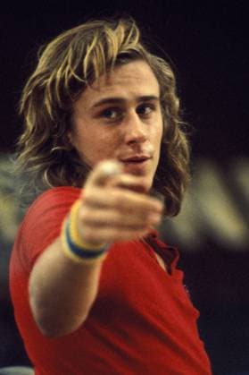 Björn Borg (Schweden) Tennis Herren ATP 1975 Einzelbild
