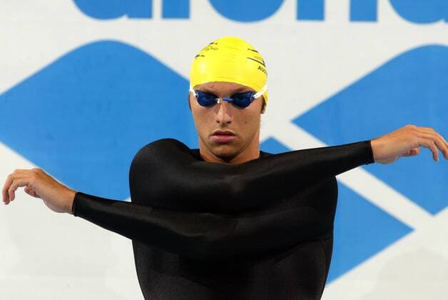 Ian Thorpe (Australien) Schwimmen Herren Kurzbahn-Weltcup 2003, Welt-Cup, Worldcup, World, WC, Schwimmsport Einzelbild Berlin