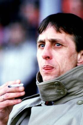 Trainer Johan Cruyff (Ajax) Fußball Herren Eredivisie 1986 1987, 1. Holländische Niederländische Liga, Ehrendivision, Ajax Amsterdam Porträt Amsterdam