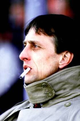 Trainer Johan Cruyff (Ajax) Fußball Herren Eredivisie 1986 1987, 1. Holländische Niederländische Liga, Ehrendivision, Ajax Amsterdam Porträt Amsterdam